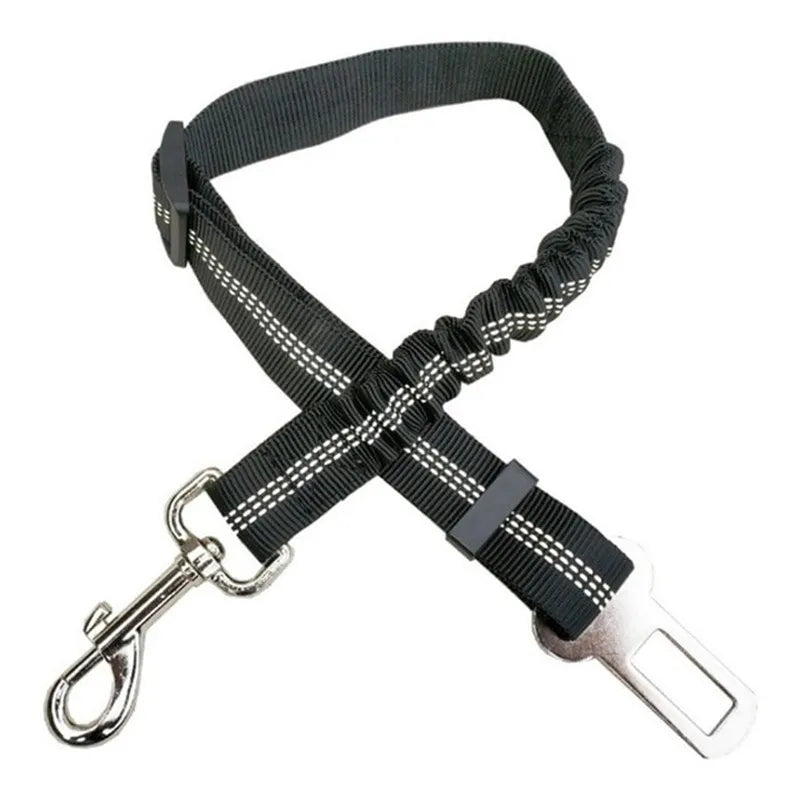 Dog Seat Belt Adjustable Pet Car leash Harness Safety Leads for Vehicle Elastic Car Safety Belt