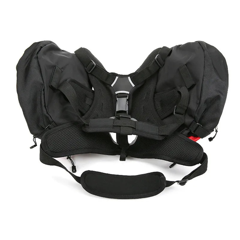 Truelove Pet Backpack Carrier Harness and Bag Space Waterproof Detachable Large Two Used for Outdoor Walking Hiking TLB2051