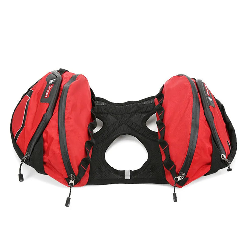 Truelove Pet Backpack Carrier Harness and Bag Space Waterproof Detachable Large Two Used for Outdoor Walking Hiking TLB2051