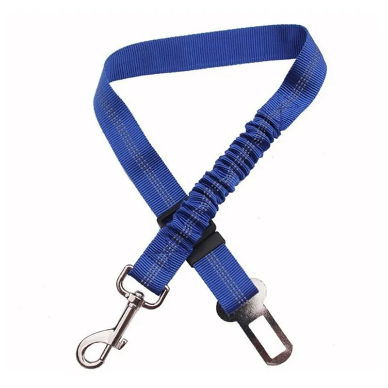 Dog Seat Belt Adjustable Pet Car leash Harness Safety Leads for Vehicle Elastic Car Safety Belt
