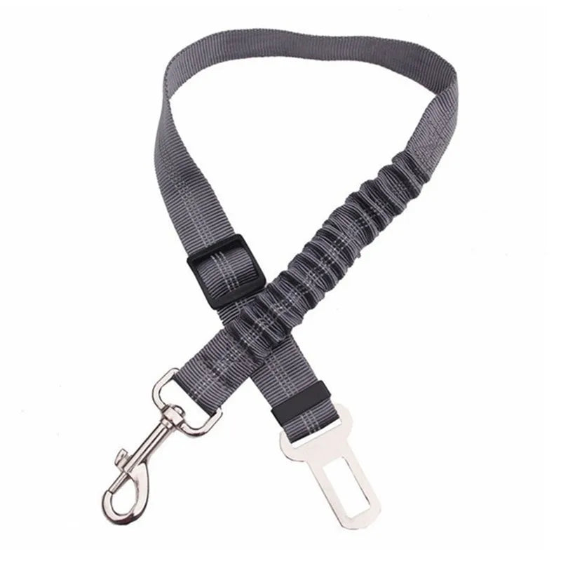 Dog Seat Belt Adjustable Pet Car leash Harness Safety Leads for Vehicle Elastic Car Safety Belt