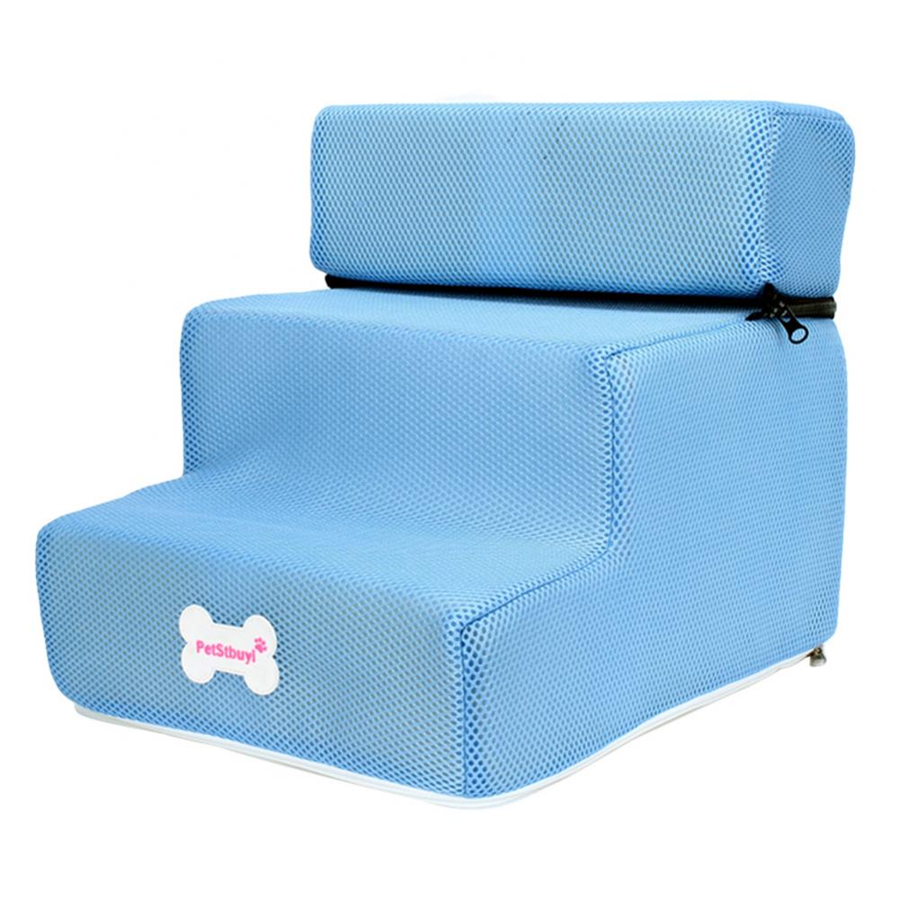 Pet Steps Stair Dog House Dog Stairs Pet 3 Steps Stairs for Small Dog Cat Pet Ramp Ladder Anti-slip Removable Dogs Bed Stairs