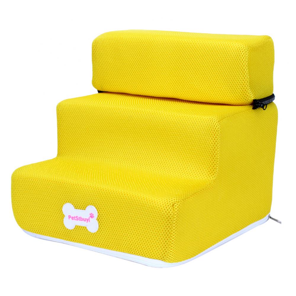Pet Steps Stair Dog House Dog Stairs Pet 3 Steps Stairs for Small Dog Cat Pet Ramp Ladder Anti-slip Removable Dogs Bed Stairs