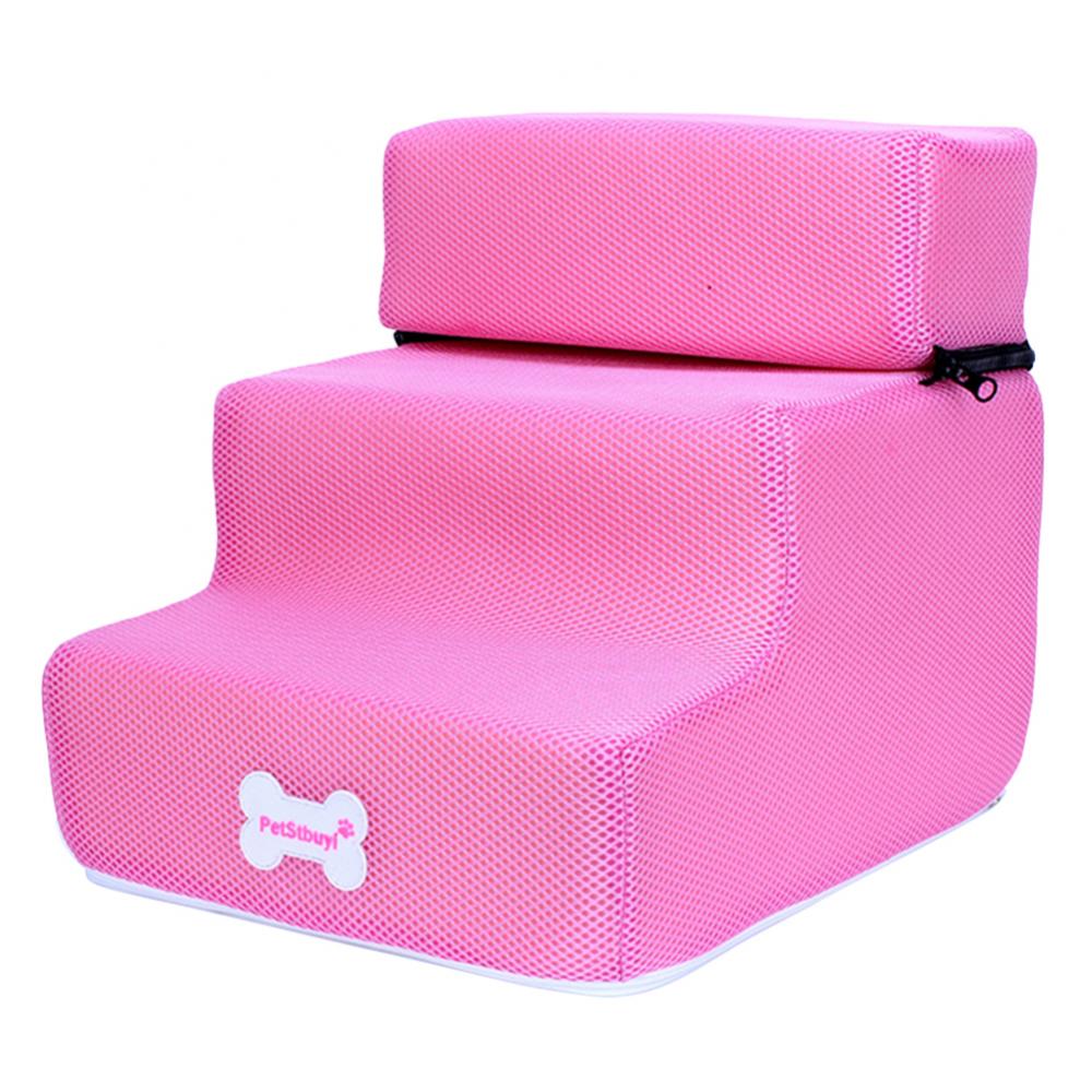 Pet Steps Stair Dog House Dog Stairs Pet 3 Steps Stairs for Small Dog Cat Pet Ramp Ladder Anti-slip Removable Dogs Bed Stairs