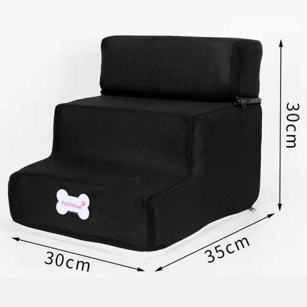 Pet Steps Stair Dog House Dog Stairs Pet 3 Steps Stairs for Small Dog Cat Pet Ramp Ladder Anti-slip Removable Dogs Bed Stairs