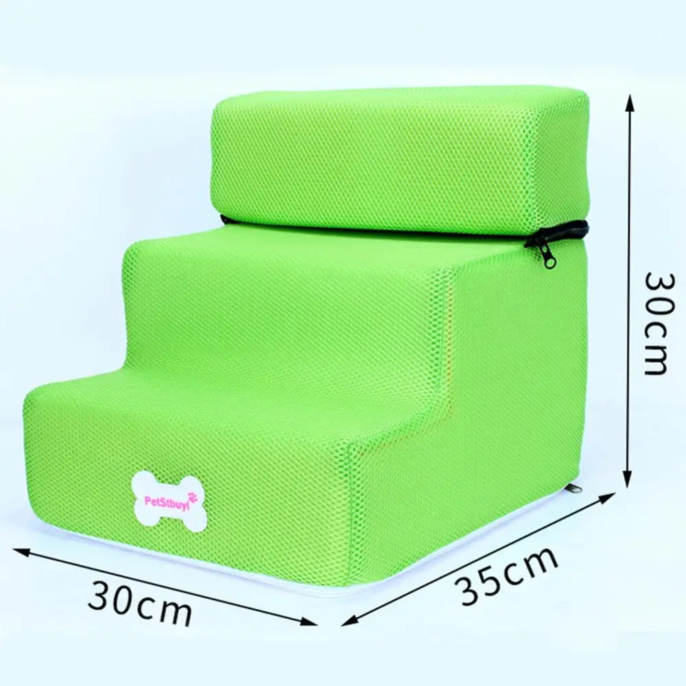 Pet Steps Stair Dog House Dog Stairs Pet 3 Steps Stairs for Small Dog Cat Pet Ramp Ladder Anti-slip Removable Dogs Bed Stairs