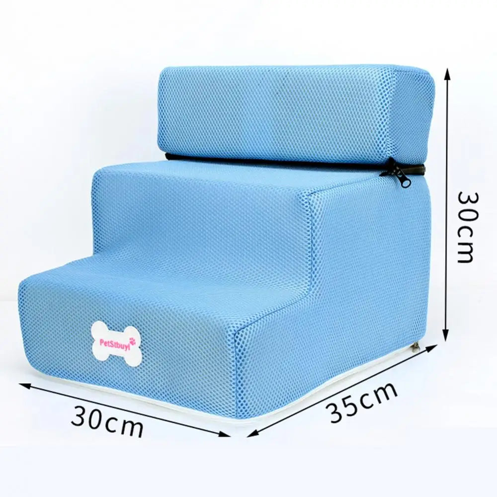 Pet Steps Stair Dog House Dog Stairs Pet 3 Steps Stairs for Small Dog Cat Pet Ramp Ladder Anti-slip Removable Dogs Bed Stairs
