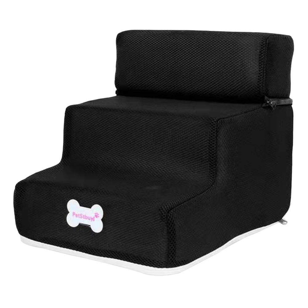 Pet Steps Stair Dog House Dog Stairs Pet 3 Steps Stairs for Small Dog Cat Pet Ramp Ladder Anti-slip Removable Dogs Bed Stairs