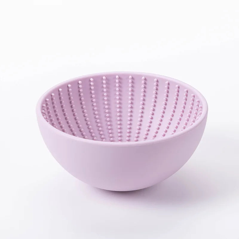 Pet supplies Stubborn slow food bowl licking pad silicone bowl with suction cups anti tipping and anti slip dog and cat bowl