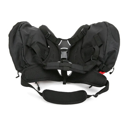 Truelove Pet Backpack Carrier Harness and Bag Space Waterproof Detachable Large Two Used for Outdoor Walking Hiking TLB2051