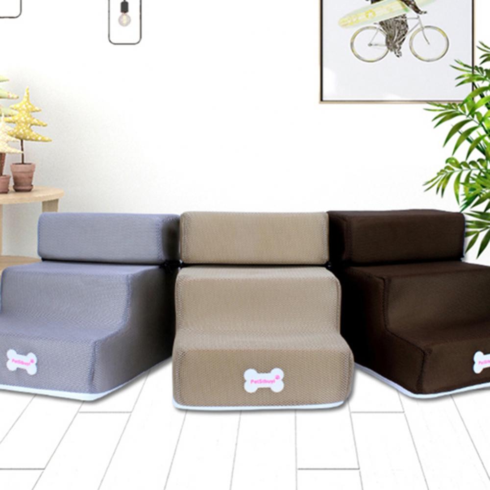 Pet Steps Stair Dog House Dog Stairs Pet 3 Steps Stairs for Small Dog Cat Pet Ramp Ladder Anti-slip Removable Dogs Bed Stairs