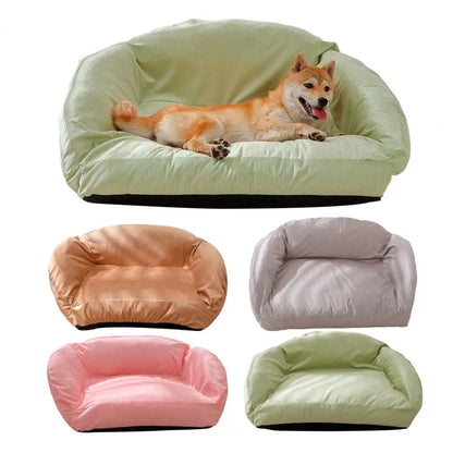 Season Pet Bed Cozy Pet Sofa Bed with Removable Washable Cover for Cats Small Dogs Seasons Pet Couch with Anti-slip for Ultimate