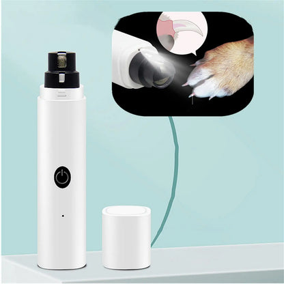 Dog Nail File, Professional  Electric Rechargeable Pet Nail Polisher  Grooming & Smoothing for Dogs Cats