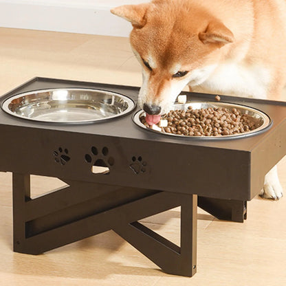 Stainless Steel Elevated Dog Bowl Non-Slip and No Spill Design Bowl Pet Supplies Suitable for Promote Healthy Digestion Xuan-US