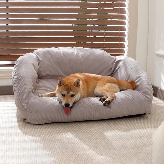 Season Pet Bed Cozy Pet Sofa Bed with Removable Washable Cover for Cats Small Dogs Seasons Pet Couch with Anti-slip for Ultimate
