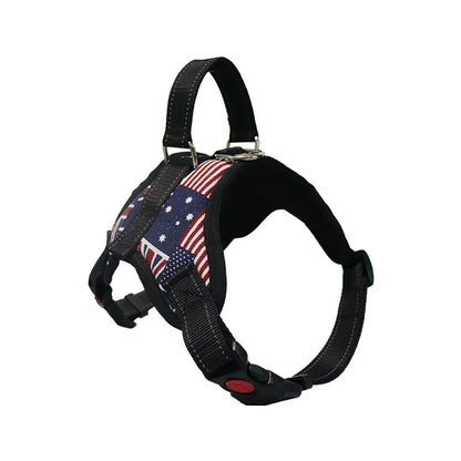Pet Dogs Adjustable Harness Small and Large Dog Harness Vest,150cm Strong Dog Leash Pet Leashes Reflective Leash Drag Pull Tow